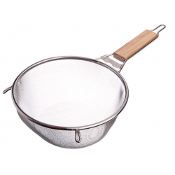 Дуршлаг LARA LR03-50 с деревянной ручкой